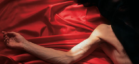 Immagine di copertina del libro “Dramma Sacro. Omaggio al Mantegna”. Copyright: Lucia Baldini