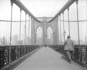 Ferruccio Testi. Ponte di Brooklyn, 1912